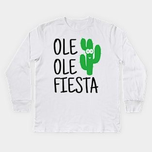 ole ole Fiesta Kids Long Sleeve T-Shirt